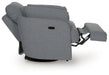 Alainmont Next-Gen Nuvella Swivel Power Recliner - De Avenue Furniture