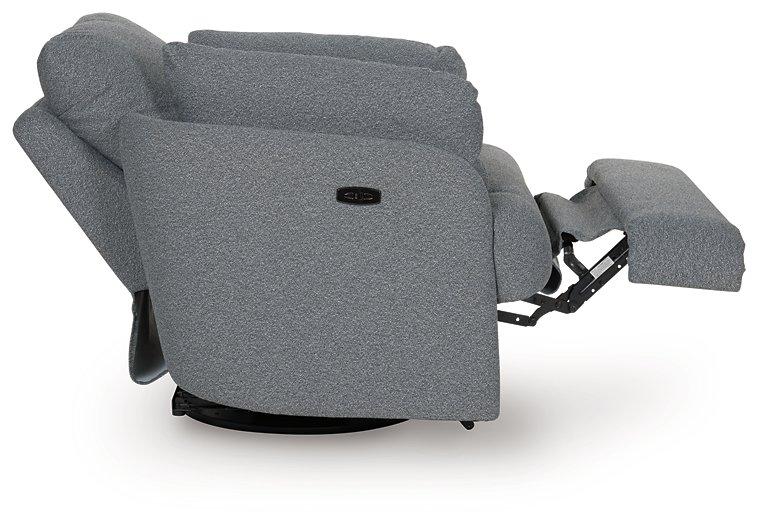 Alainmont Next-Gen Nuvella Swivel Power Recliner - De Avenue Furniture