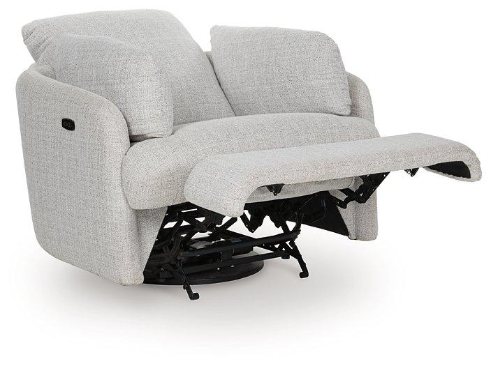 Alainmont Next-Gen Nuvella Swivel Power Recliner - De Avenue Furniture