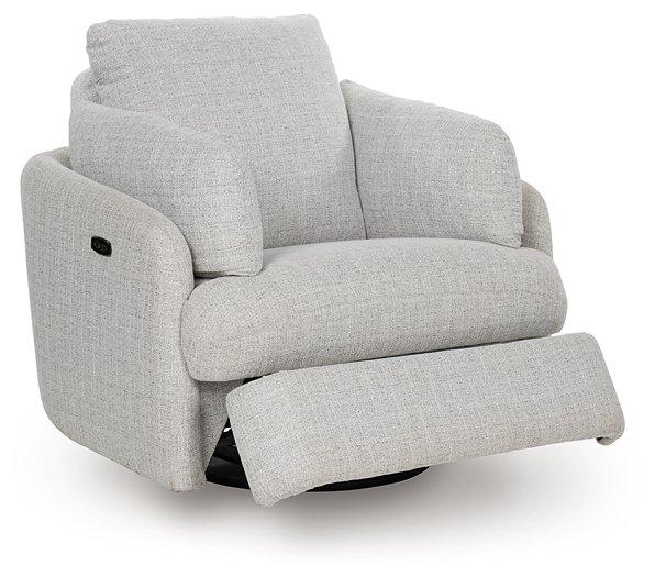 Alainmont Next-Gen Nuvella Swivel Power Recliner - De Avenue Furniture