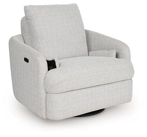 Alainmont Next-Gen Nuvella Swivel Power Recliner - De Avenue Furniture