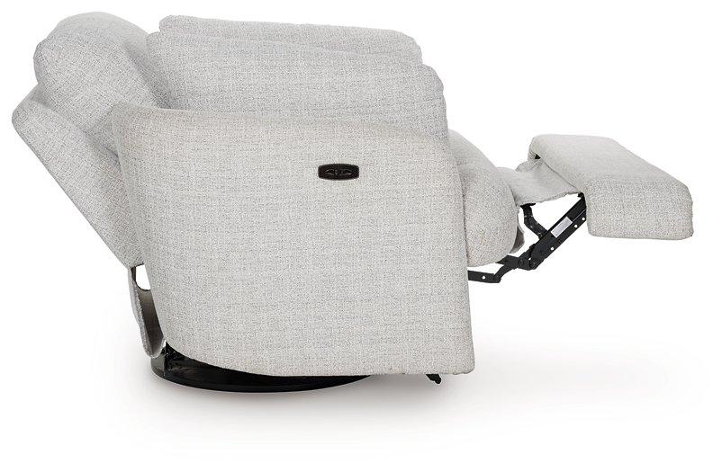 Alainmont Next-Gen Nuvella Swivel Power Recliner - De Avenue Furniture