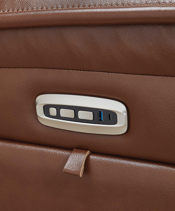 Healy Pier Power Reclining Loveseat with Console - De Avenue Furniture