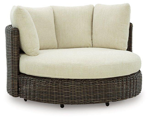 Kimora Outdoor Swivel Lounge Chair with Cushion - De Avenue Furniture