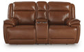 Healy Pier Power Reclining Loveseat with Console - De Avenue Furniture