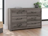 Graystorm Dresser and Mirror - De Avenue Furniture