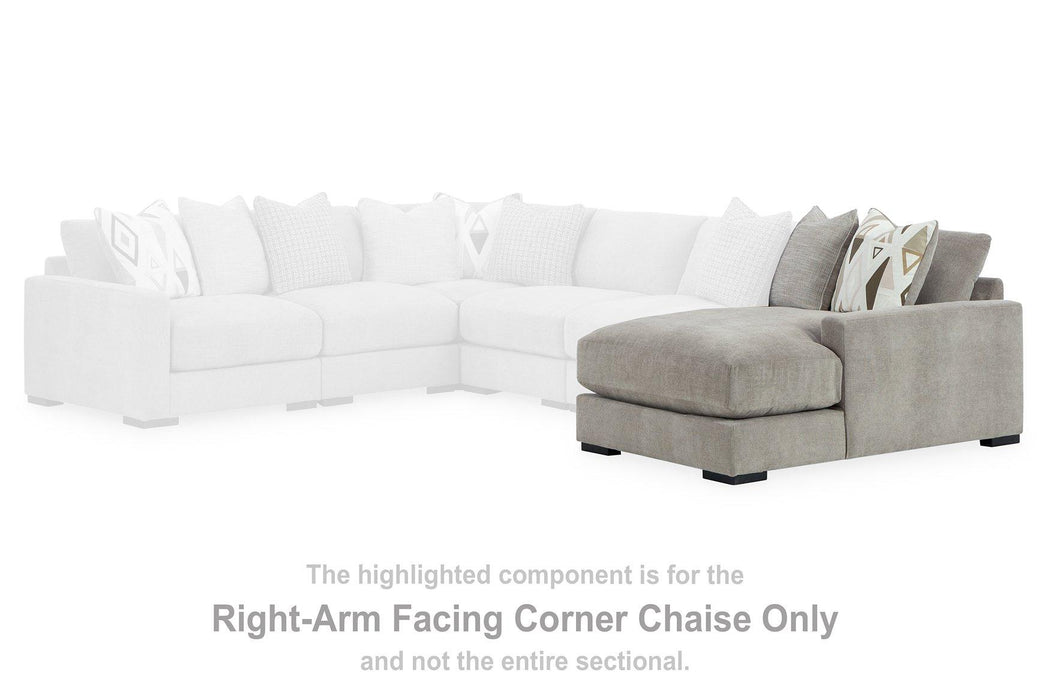 Aslan Court Sectional with Chaise - De Avenue Furniture