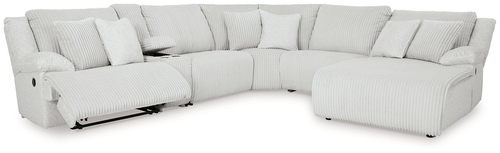 Top Tier Reclining Sectional with Chaise - De Avenue Furniture