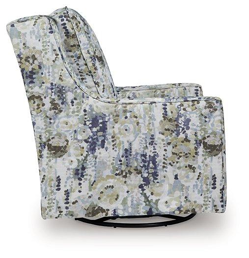 Dustinford Swivel Glider Accent Chair - De Avenue Furniture