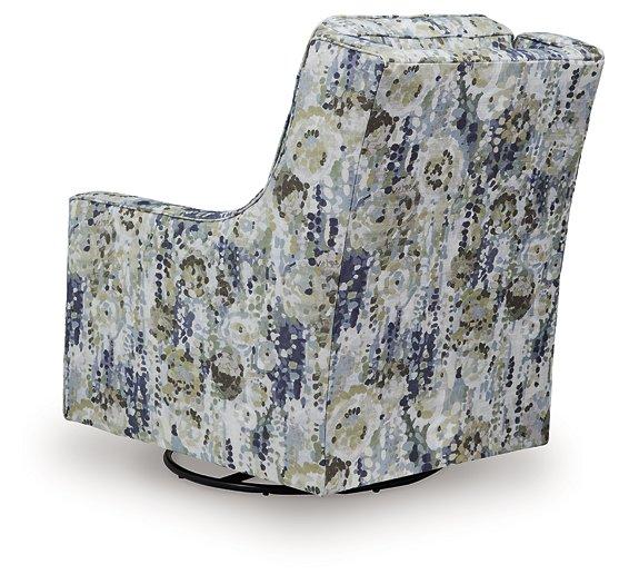 Dustinford Swivel Glider Accent Chair - De Avenue Furniture