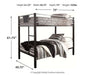 Dinsmore Bunk Bed with Ladder - De Avenue Furniture