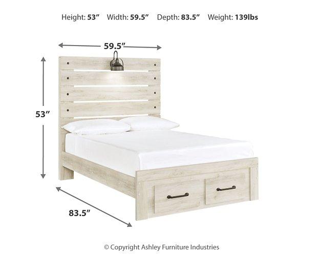 Cambeck Bed with 2 Storage Drawers - De Avenue Furniture