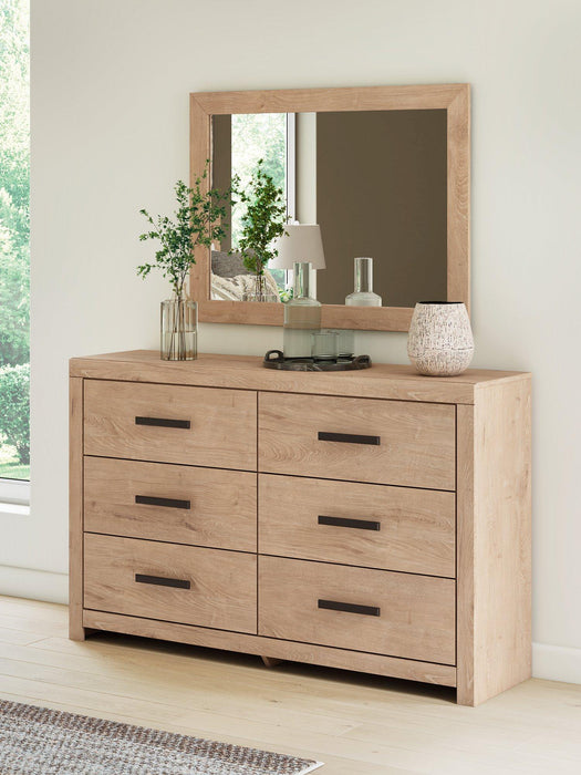 Sanginlane Dresser and Mirror - De Avenue Furniture