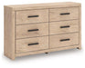 Sanginlane Dresser and Mirror - De Avenue Furniture
