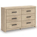 Sanginlane Dresser and Mirror - De Avenue Furniture