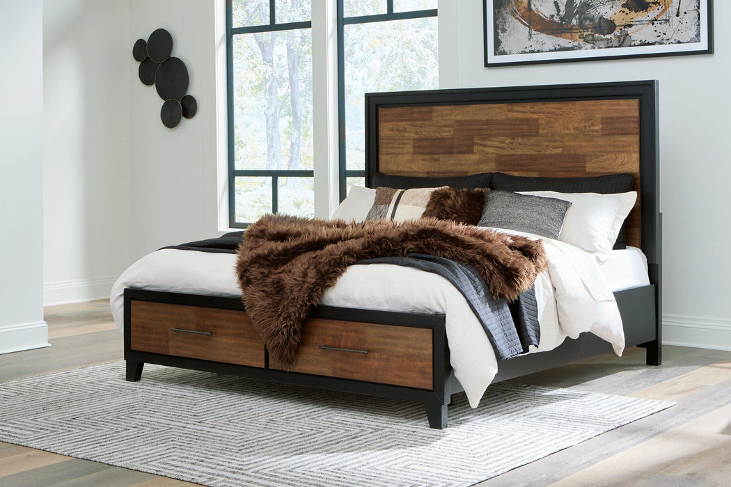 Kraeburn Panel Storage Bed - De Avenue Furniture