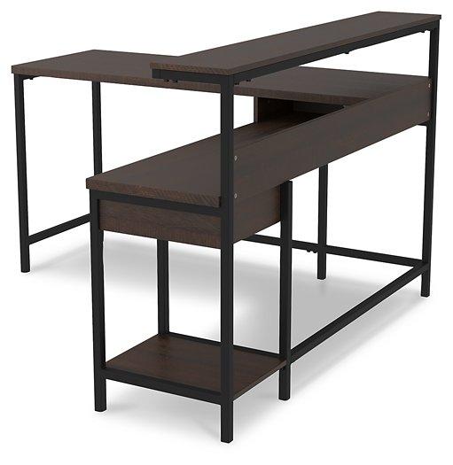 Camiburg Home Office L-Desk with Storage - De Avenue Furniture