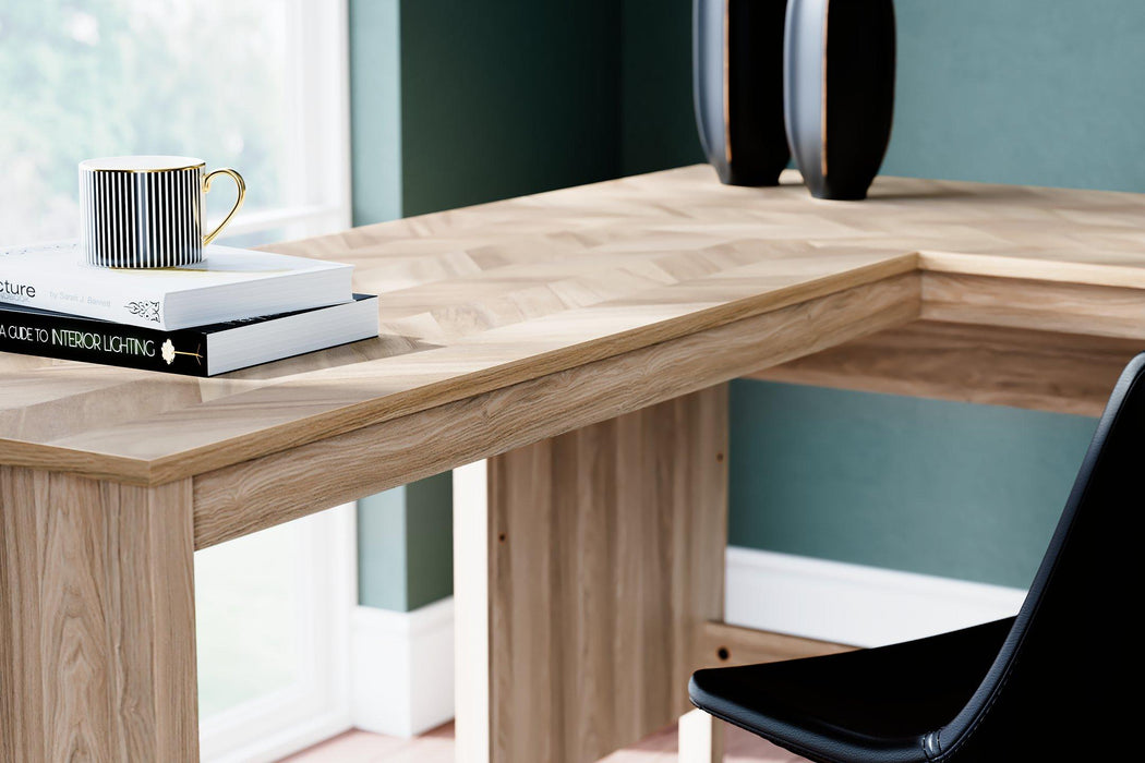 Battelle 60" Home Office Desk with Return - De Avenue Furniture