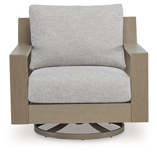 Kimpton Isle Outdoor Swivel Lounge Chair with Cushion - De Avenue Furniture