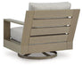 Kimpton Isle Outdoor Swivel Lounge Chair with Cushion - De Avenue Furniture