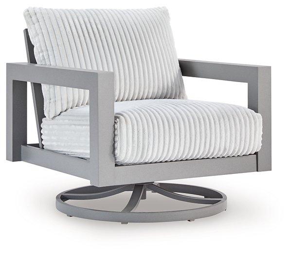 Hurley Park Outdoor Swivel Chair with Cushion - De Avenue Furniture