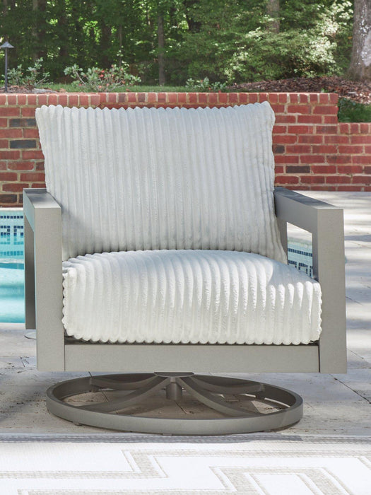 Hurley Park Outdoor Swivel Chair with Cushion - De Avenue Furniture