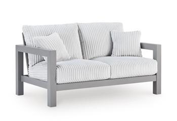 Hurley Park Outdoor Loveseat with Cushion - De Avenue Furniture