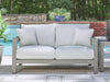 Hurley Park Outdoor Loveseat with Cushion - De Avenue Furniture
