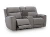 5Z-Comfort Power Reclining Loveseat with Console - De Avenue Furniture