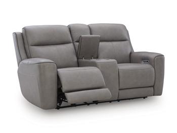 5Z-Comfort Power Reclining Loveseat with Console - De Avenue Furniture