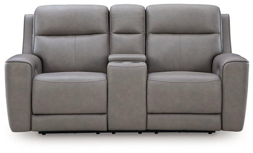 5Z-Comfort Power Reclining Loveseat with Console - De Avenue Furniture