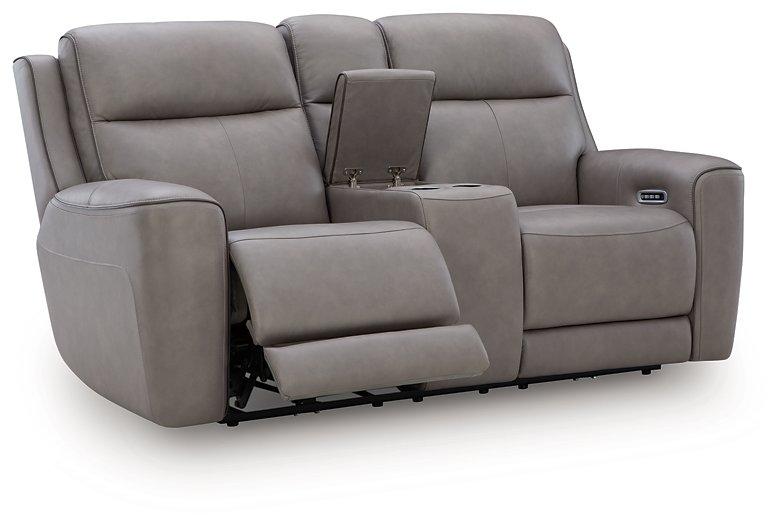 5Z-Comfort Power Reclining Loveseat with Console - De Avenue Furniture