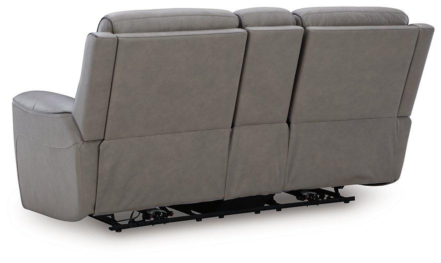 5Z-Comfort Power Reclining Loveseat with Console - De Avenue Furniture