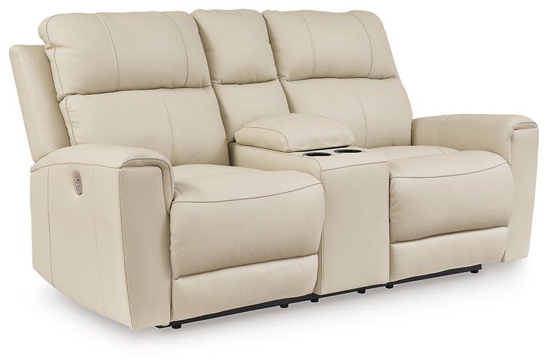 Dahlmoore Power Reclining Loveseat with Console - De Avenue Furniture
