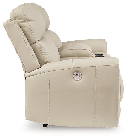 Dahlmoore Power Reclining Loveseat with Console - De Avenue Furniture