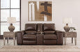 Alessandro Power Reclining Loveseat with Console - De Avenue Furniture