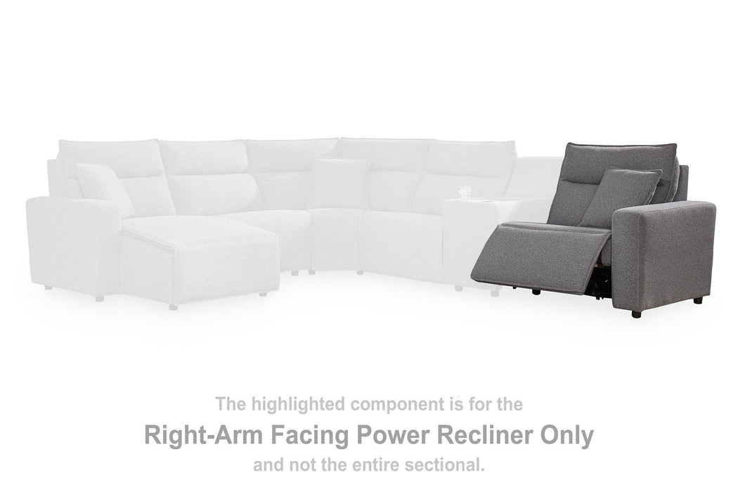 Modmax II Power Reclining Sectional with Audio Consoles - De Avenue Furniture