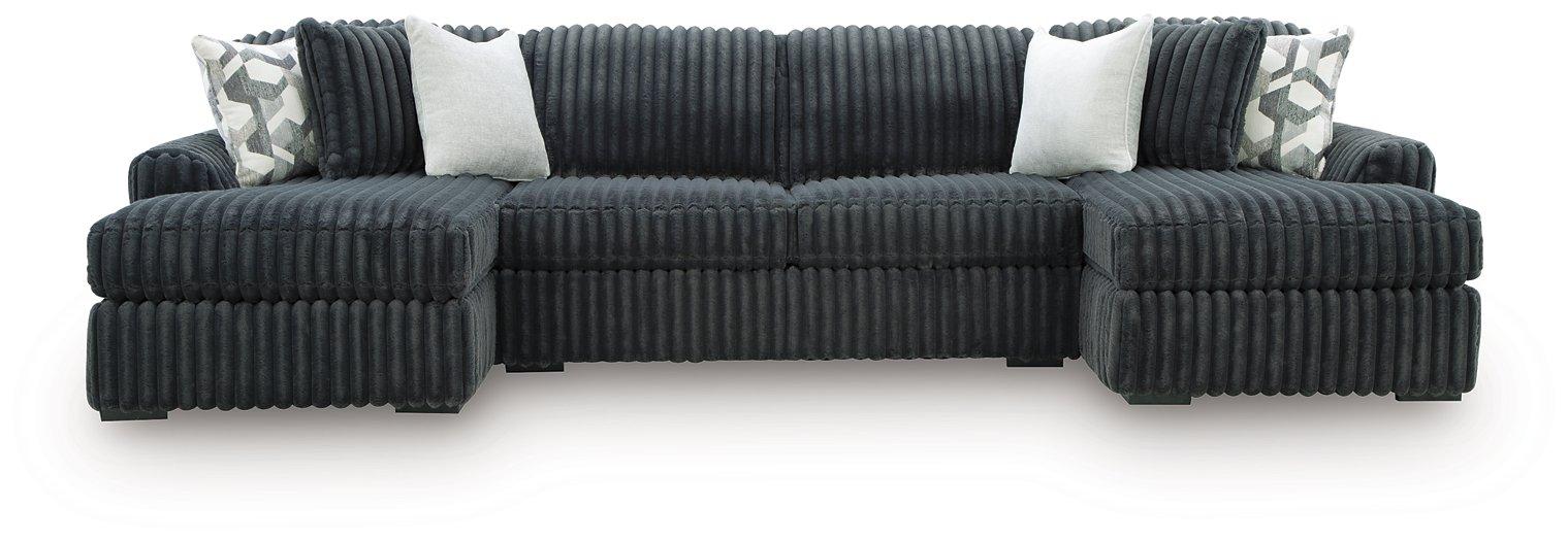 Midnight-Madness Sectional with Chaise - De Avenue Furniture