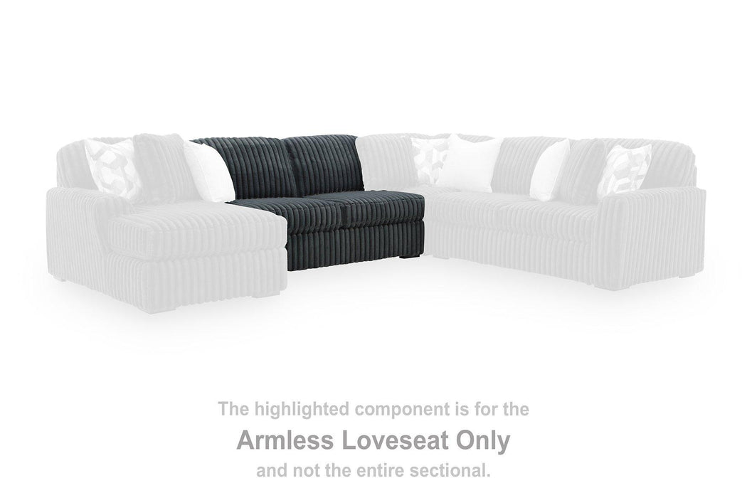 Midnight-Madness Sectional with Chaise - De Avenue Furniture