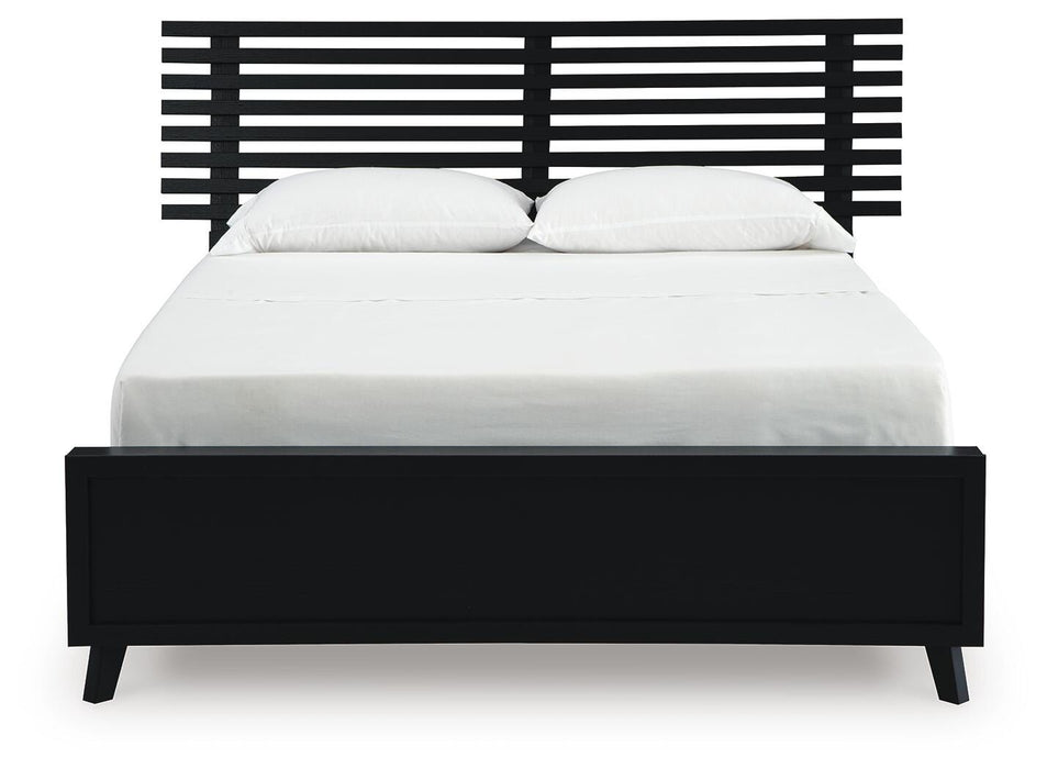 Danziar Queen Slat Bed - De Avenue Furniture