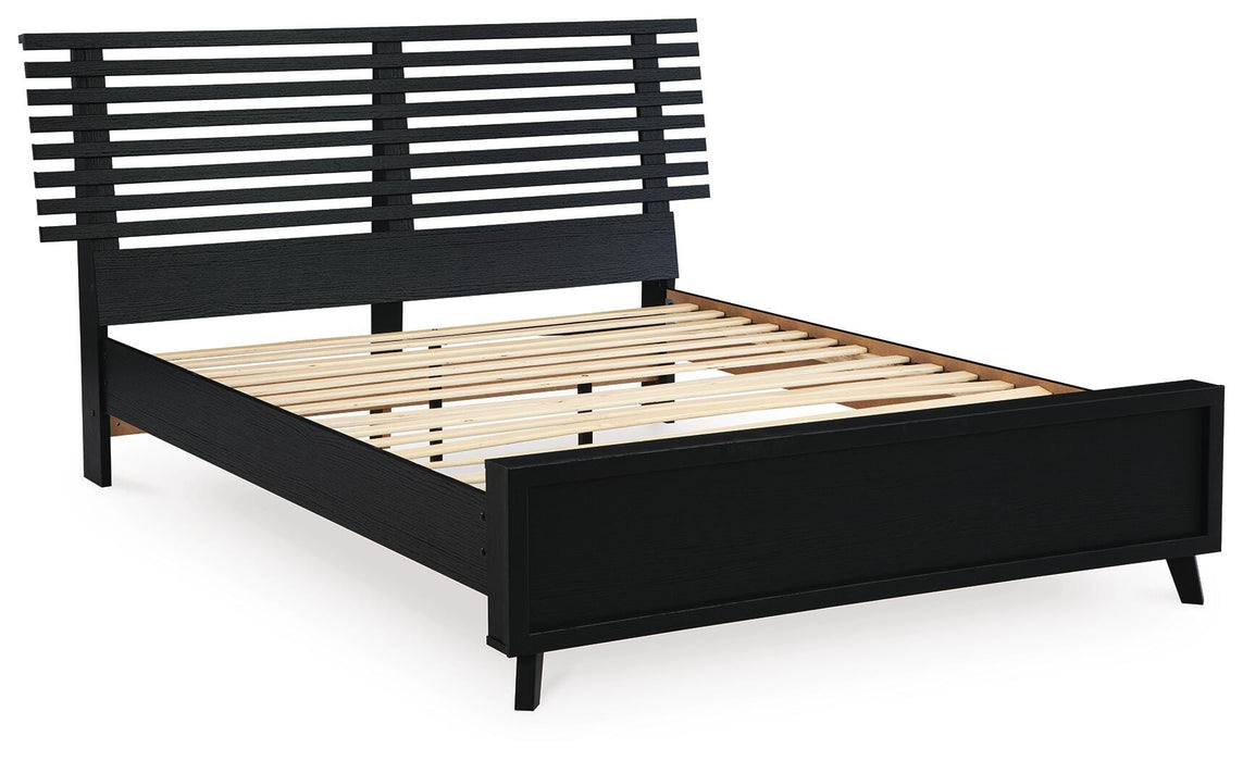 Danziar Queen Slat Bed - De Avenue Furniture