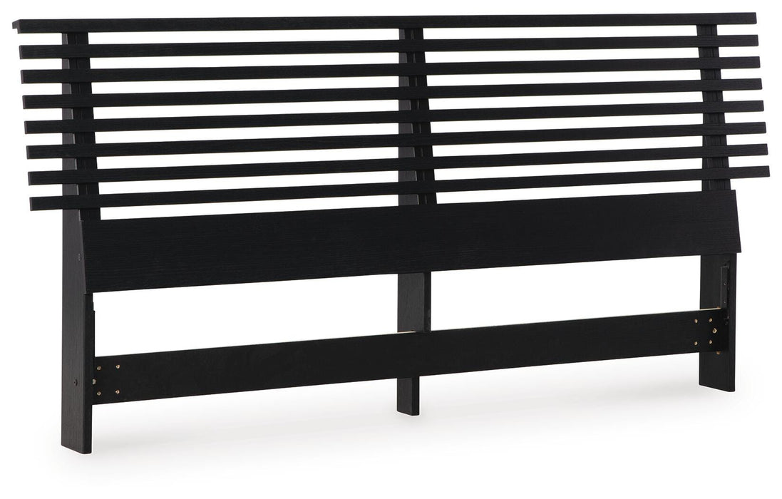 Danziar Queen Slat Bed - De Avenue Furniture