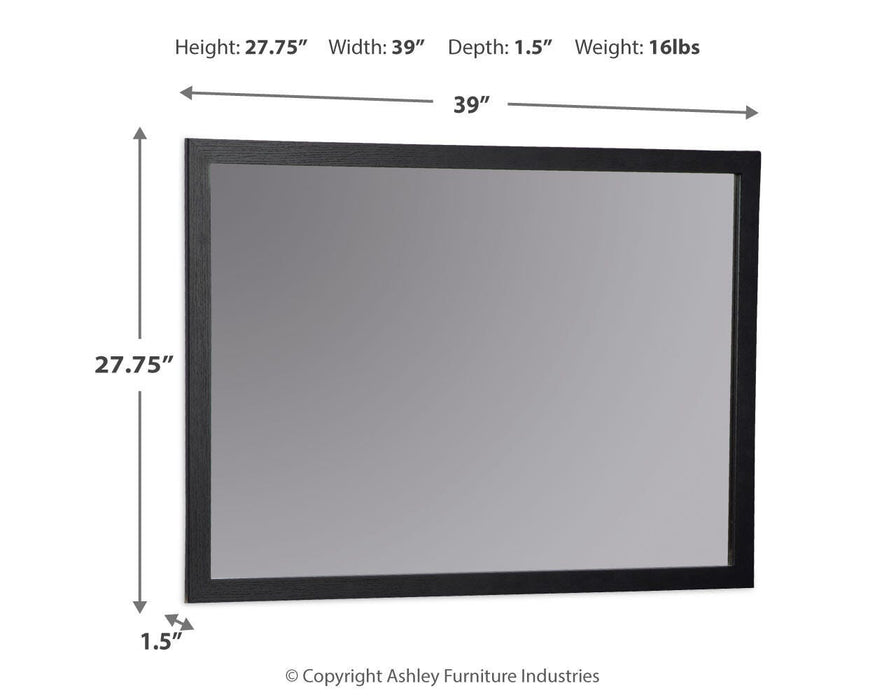 Danziar Bedroom Mirror - De Avenue Furniture