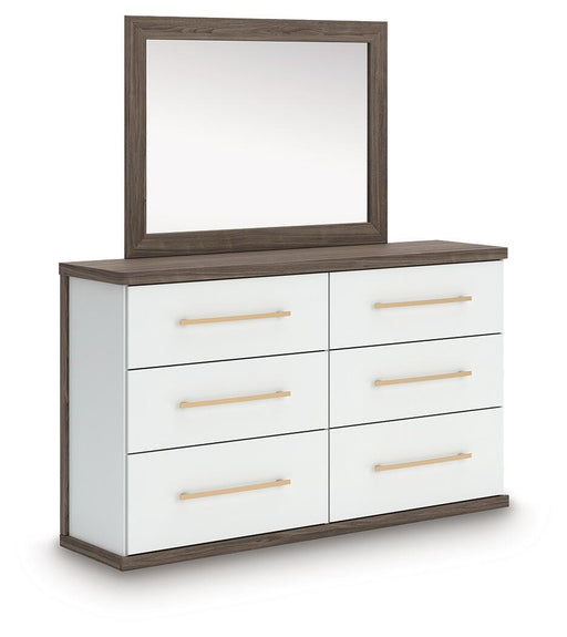 Kendanport Dresser and Mirror - De Avenue Furniture