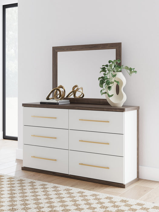 Kendanport Dresser and Mirror - De Avenue Furniture