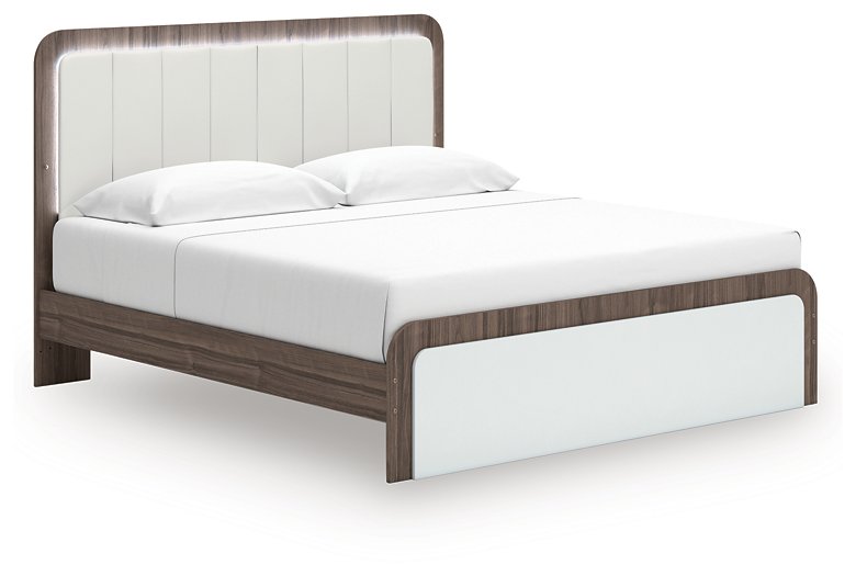 Kendanport Upholstered Bed - De Avenue Furniture