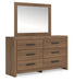 Broachmyn Dresser and Mirror - De Avenue Furniture