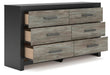 Broachmyn Dresser and Mirror - De Avenue Furniture
