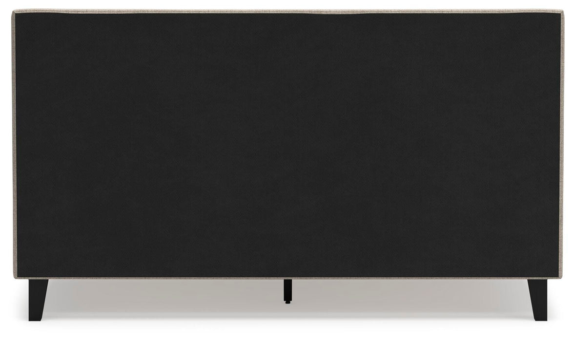 Cielden Upholstered Bed with Roll Slats - De Avenue Furniture