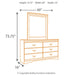 Huey Vineyard Dresser and Mirror - De Avenue Furniture